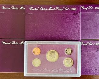 (6) 1989 United States Proof Sets