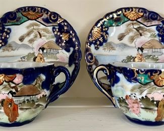 (2) Asian Inspired Teacups