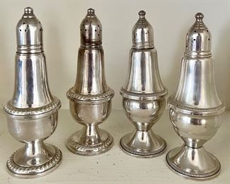 Sterling Silver Salt & Pepper Shakers