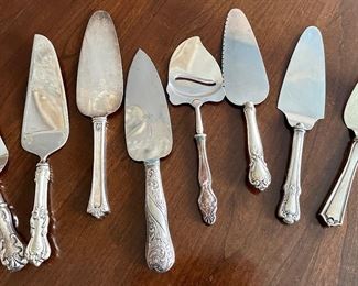 Sterling Silver Pie Servers
