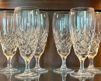 (6) Waterford Lismore Water Glasses