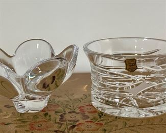 Lead Crystal Tea Light Holders (Made in Poland)