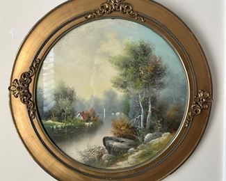 Oil on Board, Signed Chandler