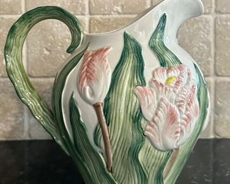 Fitz & Floyd Tulip Pitcher