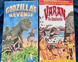 Godzilla's Revenge & Varan The Unbelievable VHS Tape