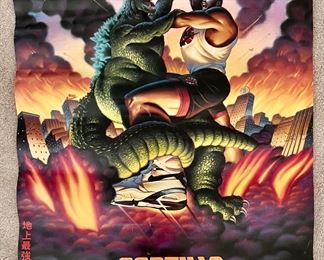Godzilla vs. Barkley Poster