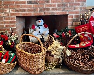 Snowmen, Pinecones, Baskets