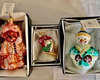 Christopher Radko Xmas Ornaments