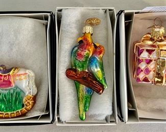 Christopher Radko Xmas Ornaments