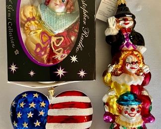 Christopher Radko Xmas Ornaments