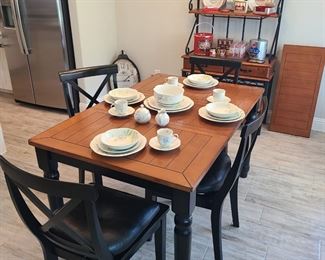 Dining table with 4 chairs