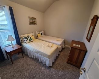 Twin Beds with Chest and End Table