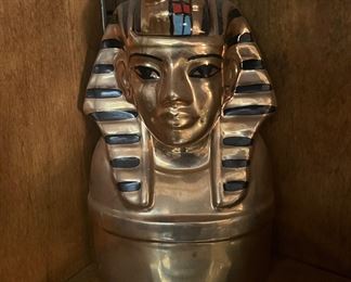 Vintage King Tut Michter's Whiskey Decanter.  Circa 1978.