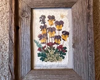 This picture might appear bigger than it is.  It is a 5" x 7" framed print.  The wood appears to be old barn wood.