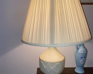 Matched pair of MCM table lamps