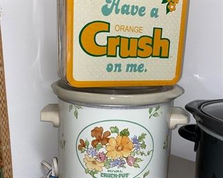 Vintage Crush metal lunch box