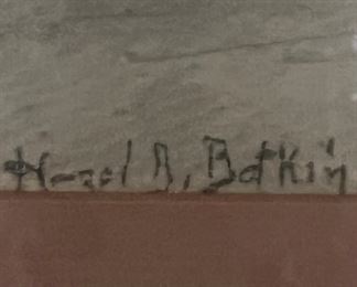 Art Shrimp Boats Port Isabel 1956 by Baskin 