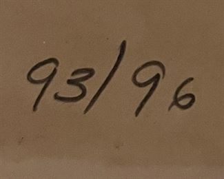 Art Leroy Neiman Color Lithograph Horse Race 1971 