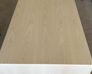 Whitewash Oak Coffee Table w Storage