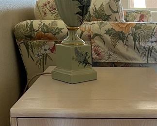 Whitewash End Table 