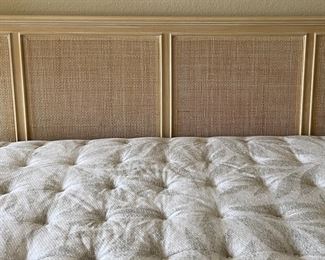 Vintage Drexel Bedroom Set: Dresser w Mirror, Headboard w Frame and 1 Nightstand