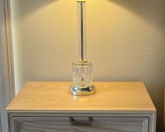 Vintage Drexel Bedroom Set: Dresser w Mirror, Caned Headboard w Frame and 1 Nightstand