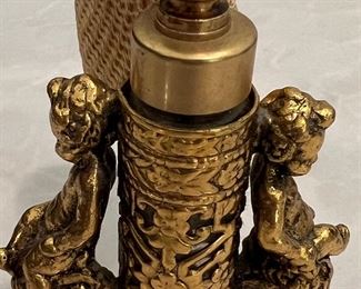 Vintage Cherub Perfume Bottle