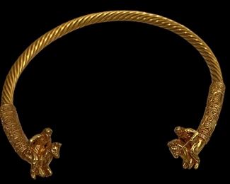 MMA Scythian Horsemen Torque Necklace
