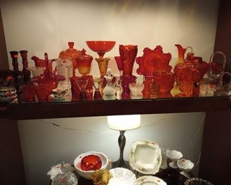 Ruby Red Glassware, Amberina, Milk Glass, ...