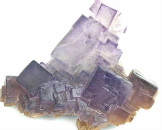 Purple Cubic Fluorite Crystal Specimen