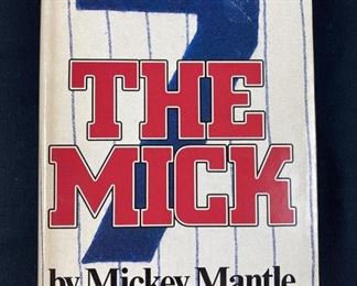 1985 'The Mick' by Mickey Mantle w/ Dust Jacket