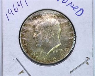 1964 Toned Silver JFK Half Dollar