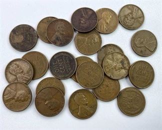 (23) 1941, 1942, 1944 Wheat Pennies