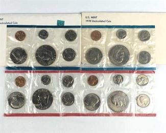 (2) 1978 US Mint Uncirculated Coin Set