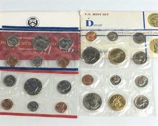 1985 & 1987 US Mint Uncirculated Coin Set