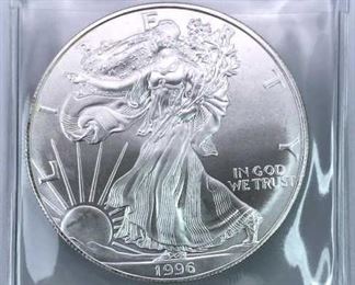 1996 American Silver Eagle 1oz .999
