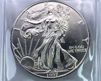 1997 American Silver Eagle 1oz .999