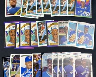 Fred McGriff Cards Collection