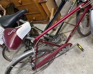 Trio of vintage Schwinn bicycles 