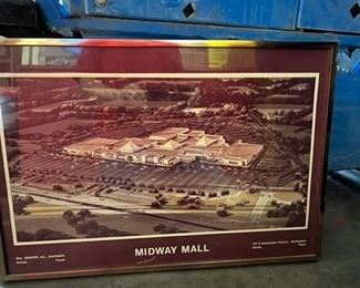 Aerial Photo of MIDWAY Mall!  A piece of history!
