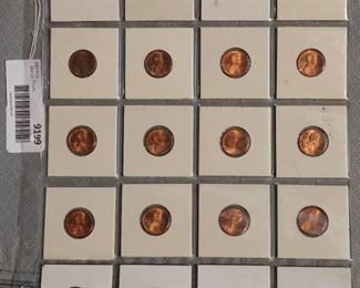 Collectable Lincoln Pennies (Sheet)