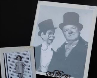Vintage Shirley Temple & WC Fields Posters