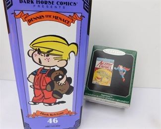 Dennis The Menace Collectible Figurine & Superman