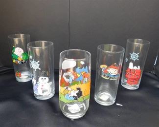 Vintage McDonalds Charlie Brown Drinking Glass (1) & More.