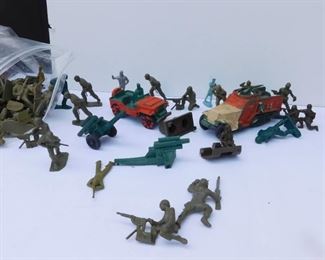 Vintage Army Soldiers & Vehicles