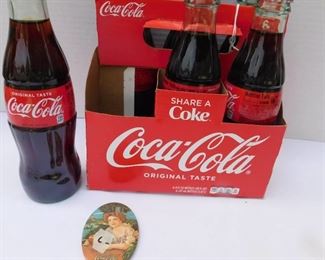 Classic Coca-Cola 6 pk & Vintage Coke Pin