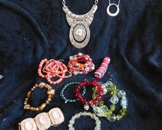 Costume Jewelry Bracelets & Necklace