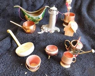 Pewter Lighthouse & Other Miniatures