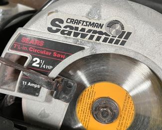 Craftsman 7 1/4 Circular Saw - 2 1/4 HP