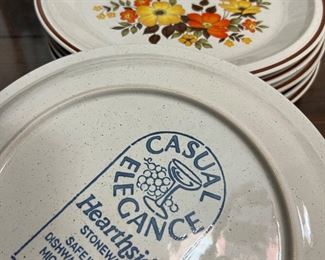 Stoneware Sinner Plates 